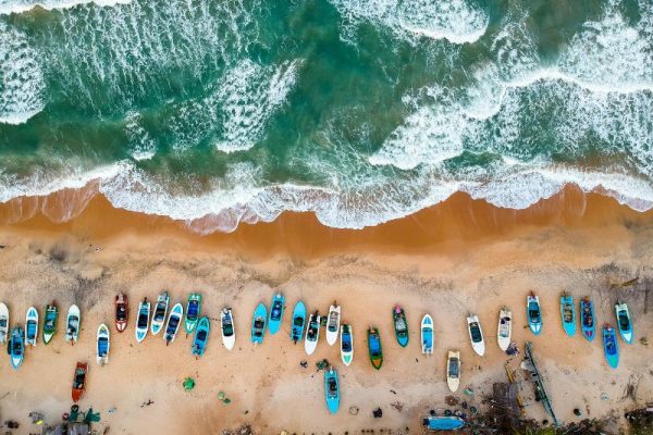 ariel-shot-arugam-bay-beach-boats